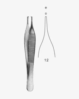Adson Tissue Fcps 1x2T, w/ cross serr