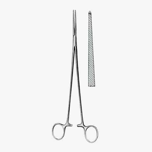 Bengolea Hemostatic Forceps BJ 1:2 Curved Cross Serrated
