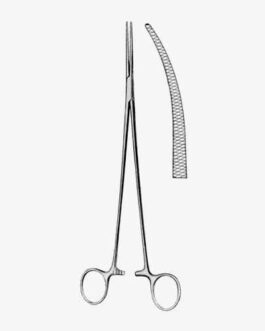 Bengolea Hemostatic Forceps BJ Curved Cross Serrated