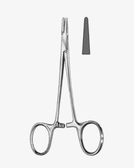 Halsey Needle Holder serr w/blood groove