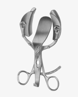 Legueu Bladder Retractors Complete With Lateral and Central Blades