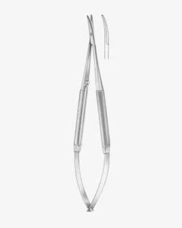 Micro Scissors Curved Blunt Points