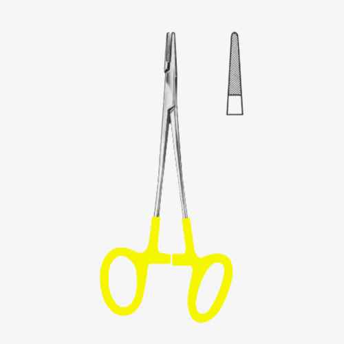 Neivert Needle Holders BJOne Ring Angled TC GOLD
